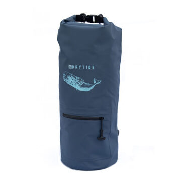 DryTide Whale 30 Liter Dry Bag with Waterproof External Pocket