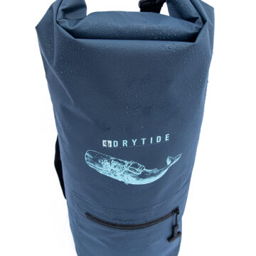 DryTide Whale 30 Liter Dry Bag with Waterproof External Pocket